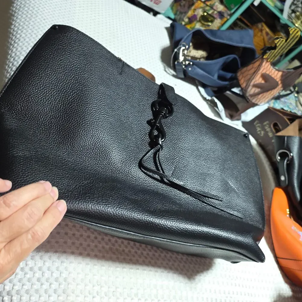 REBECCA MINKOFF XL LEATHER MEGAN TOTE BAG